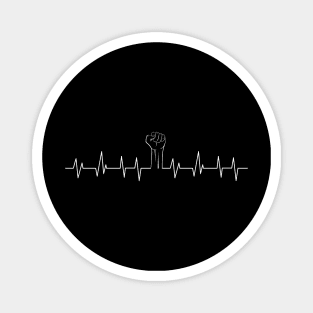 BLM Heartbeat Magnet